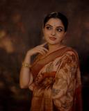 nikhila-vimal-in-kanchivaram-pattu-sarees-with-designer-blouse-photos-002