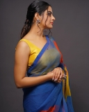 nikhila-vimal-in-multi-colour-saree-photos-002