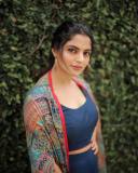 nikhila-vimal-new-photos-in-Crop-Top-and-Palazzo-with-Printed-Shrug