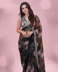 nikki-galrani-photos-in-black-saree