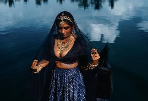 nimisha-sajayan-latest-photoshoot-in-long-neck-blouse