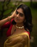nimisha-sajayan-latest-photos-in-yellow-saree-with-red-blouse-by-Salt-Studio-005