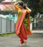 niranjana-anoop-in-multicolor-saree-photos-002