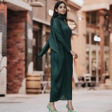 nyla-usha-new-photos-in-long-green-dress-004