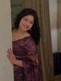 poonam-bajwa-in-purple-net-saree-photos-004