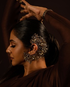 poornima-indrajith-in-coffee-brown-saree-styling-ideas-photos-002