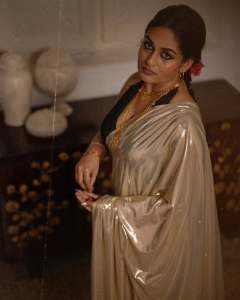 prayaga-martin-in-saree-with-deep-v-neck-sleeveless-blouse-photos-019