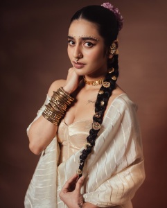 priya-prakash-varrier-in-light-golden-colour-saree-with-shoulderless-blouse-photos-007