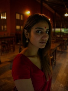 priya-varrier-in-maroon-chungidi-saree-photos-002