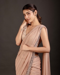 priya-varrier-in-night-party-wear-saree-photos