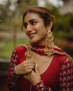priya-varrier-in-wine-red-party-wear-dress-photos-002