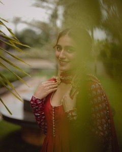 priya-varrier-in-wine-red-party-wear-dress-photos-005