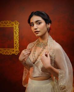 priya-varrier-latest-images-in-indian-cape-sets-004