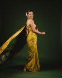 priya-varrier-in-mustard-yellow-hue-with-a-glossy-silk-saree-heavily-embellished-sleeveless-corset-or-bustier-style-blouse-ideas-photos-001