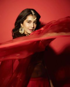 raashi-khanna-new-photoshoot-in-red-dress-