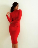 raashi-khanna-latest-pics-in-red-dress