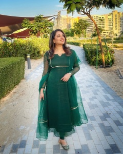 radhika-rezia-new-photos-in-green-churidhar-001