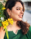radhika-rezia-new-photos-in-green-churidhar