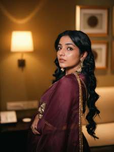 rajisha-vijayan-in-dark-maroon-lehenga-style-for-party-outfit-design-photos-001
