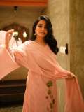 rajisha-vijayan-in-Pastel-Pink-straight-cut-churidar-Hand-Painted-botanical-design-and-Straight-cut-pink-matching-pants-pics-003
