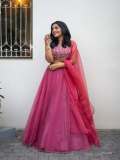 rajisha-vijayan-in-classic-three-piece-magenta-lehenga-set-sleeveless-cropped-blouse-with-intricate-floral-embroidery-photos-007