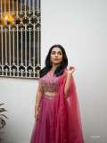rajisha-vijayan-in-classic-three-piece-magenta-lehenga-set-sleeveless-cropped-blouse-with-intricate-floral-embroidery-photos-009