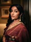 rajisha-vijayan-in-dark-maroon-lehenga-style-for-party-outfit-design-photos-004