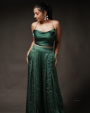 rajisha-vijayan-glamorous-photoshoot-in-Charlotte-Pleated-Christmas-Green-Trouser-with-Satin-Finish-Top-