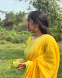 rajisha-vijayan-new-latest-photos-in-yellow-saree-after-weight-loss