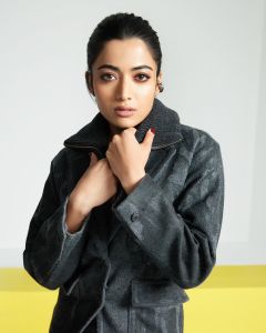 rashmika-mandanna-in-Striped-Straight-Skirt-and-top-dress-with-Knee-High-Opaque-Stockings-photos-002