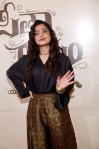 Actress Rashmika Mandanna Latest Stills @ Sita Ramam Trailer Launch