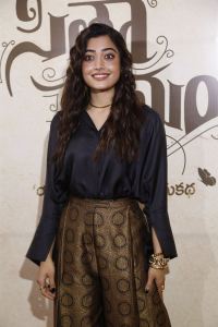 Actress Rashmika Mandanna Latest Stills @ Sita Ramam Trailer Launch