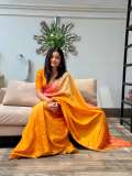 rashmika-mandanna-in-mango-yellow-and-pink-combo-saree-look-photos-003