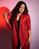 rashmika-mandanna-latest-photos-in-red-Open-jacket-with-red-pant