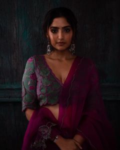 reba-monica-john-in-Purple-Poly-Dupion-Lehenga-With-Blouse-and-Dupatta-photos-008