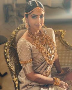 rebecca monica john new saree photos-001