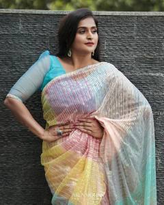 ramya-nambeesan-in-multicolour-saree-002