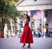 rima-kallingal-in-summer-wear-fit-and-flare-red-dress-photos-009