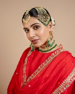 samantha-in-red-lehenga-photos-002