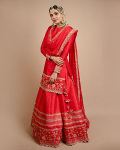 samantha-in-red-lehenga-photos