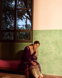 samyuktha-menon-in-Purple-Short-Monga-Tussar-Anarkali-dress-photos-007