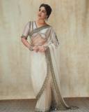 samyuktha-menon-in-sandal-colour-net-saree-with-blouse-photos-008