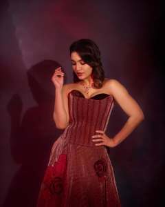 saniya-iyappan-in-wine-red-gown-dress-photos-010