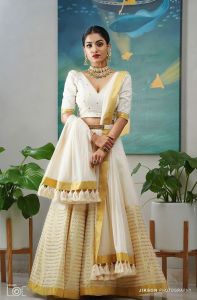 saniya iyappan onam photoshoot images
