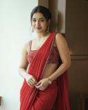 saniya-iyappan-in-red-chiffon-saree-photos-004