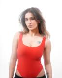 saniya-iyappan-latest-photos-in-Red-Body-Suit-001