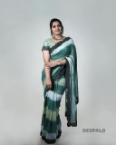 Sanusha-Santhosh-photoshoot-in-multi-shaded-dyed-saree