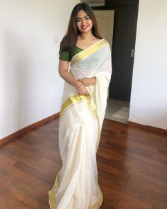 actress shaalin zoya latest onam kerala saree photos-005