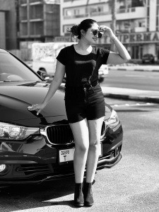 shaalin-zoya-in-black-denim-shorts-with-top-photos-001