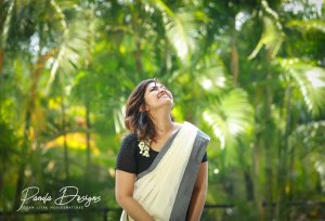 shalin zoya latest saree photos